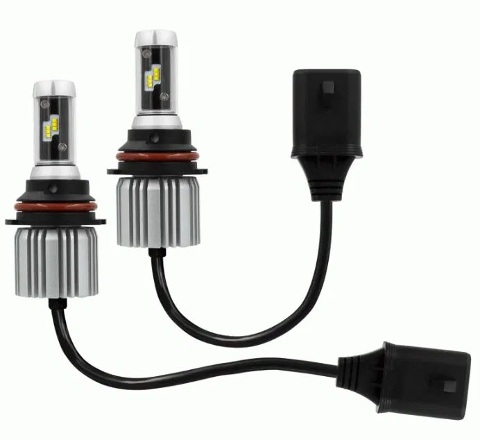 HE-9007LED – METRA Headlight Bulb, 9007 LED Bulb 25 Watt 9 To 32 Volt White/ Golden Yellow/ Light Blue Beam Color 600...